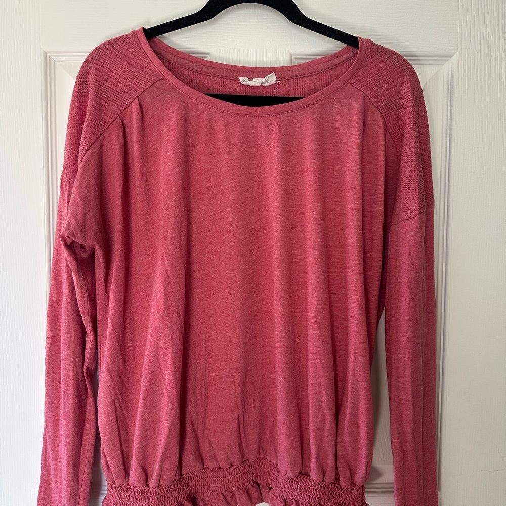 Roxy Women's Long Sleeve Dusky Pink Pullover